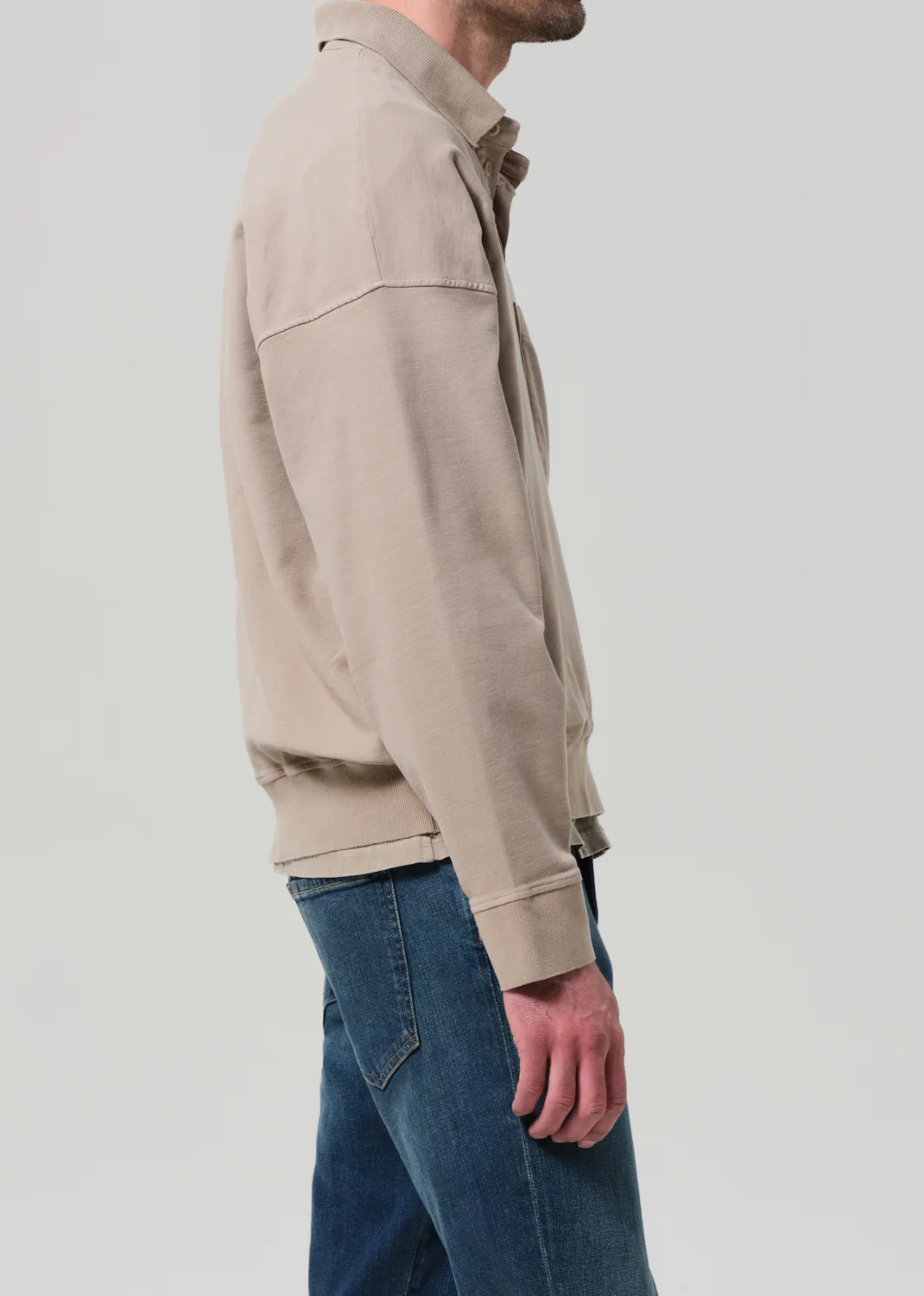Rugby Polo in Vintage Stone - Image 4