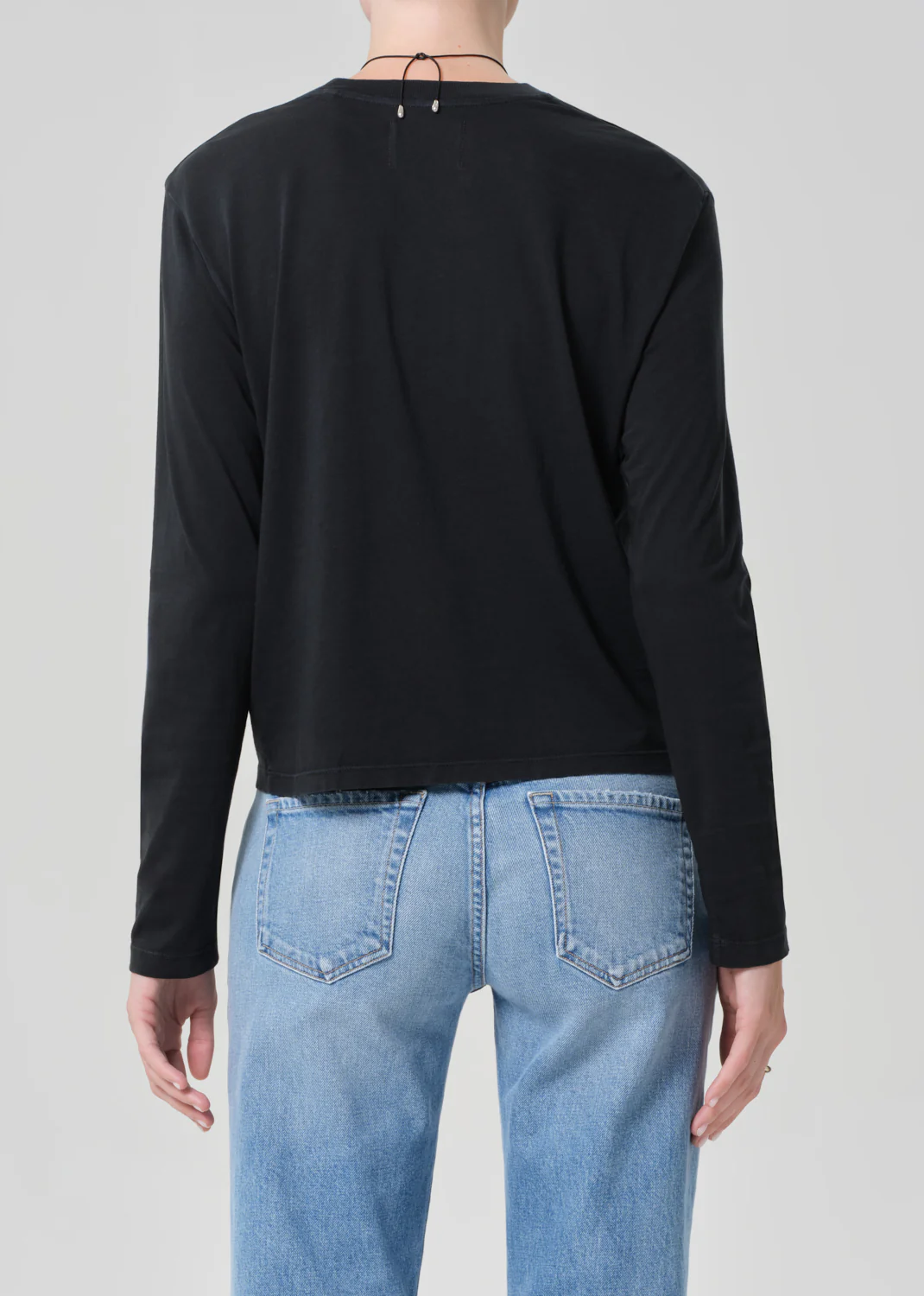 Sabine Long Sleeve in Washed Black - Image 2
