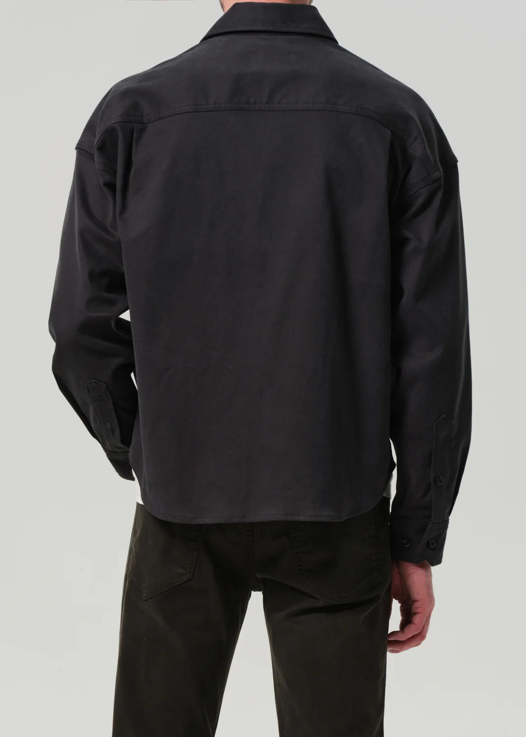 Shigoto Shirt in Grey Green - Image 3