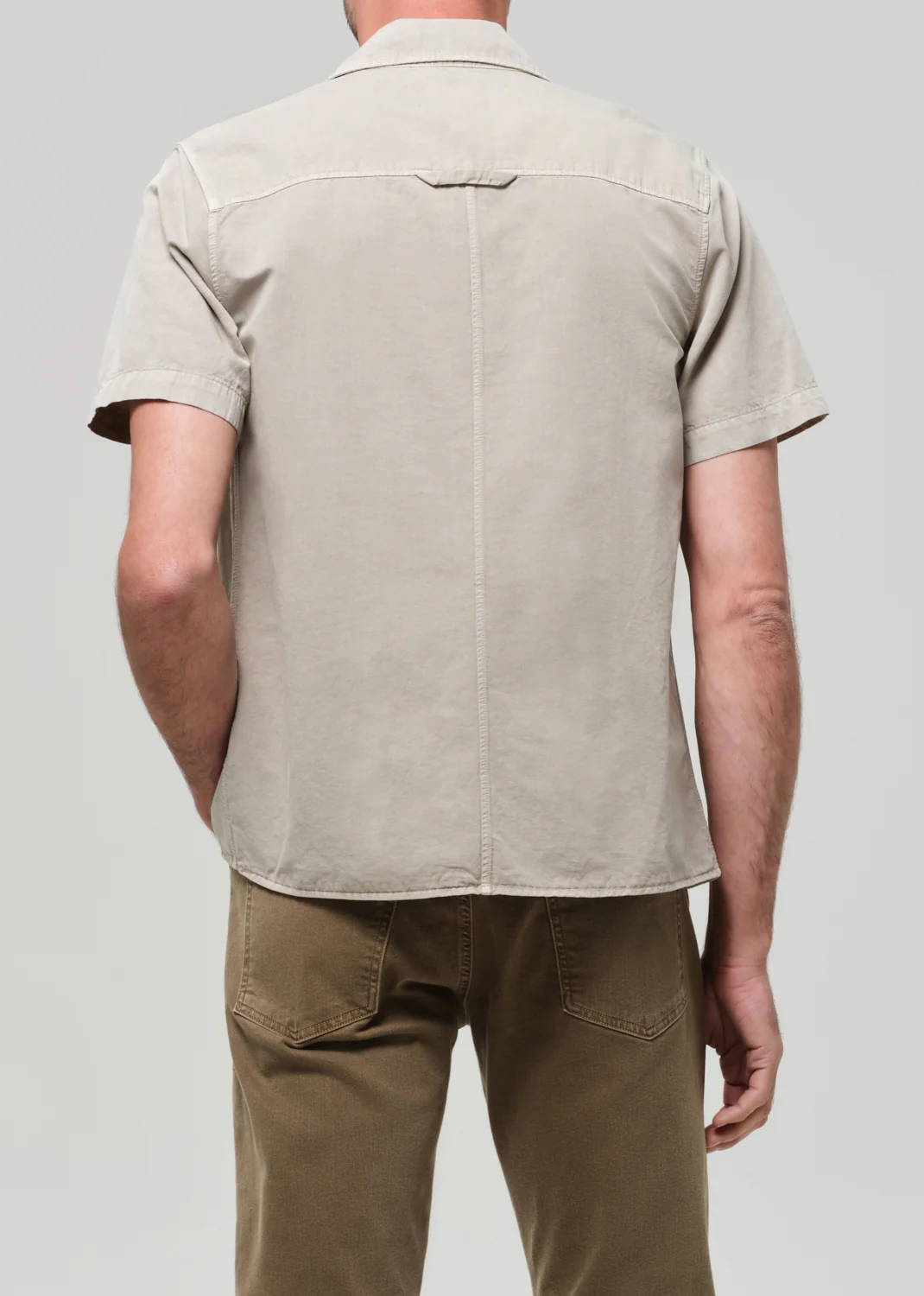 Short Sleeve Pocket Cairo Shirt in Burnished Quartz - Image 3