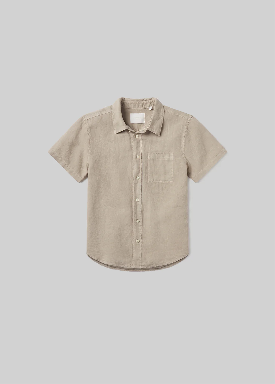 Short Sleeve Pocket Cairo Shirt in Wheat - Image 2