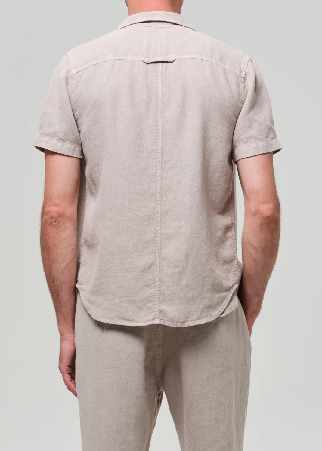 Short Sleeve Pocket Cairo Shirt in Wheat - Image 4