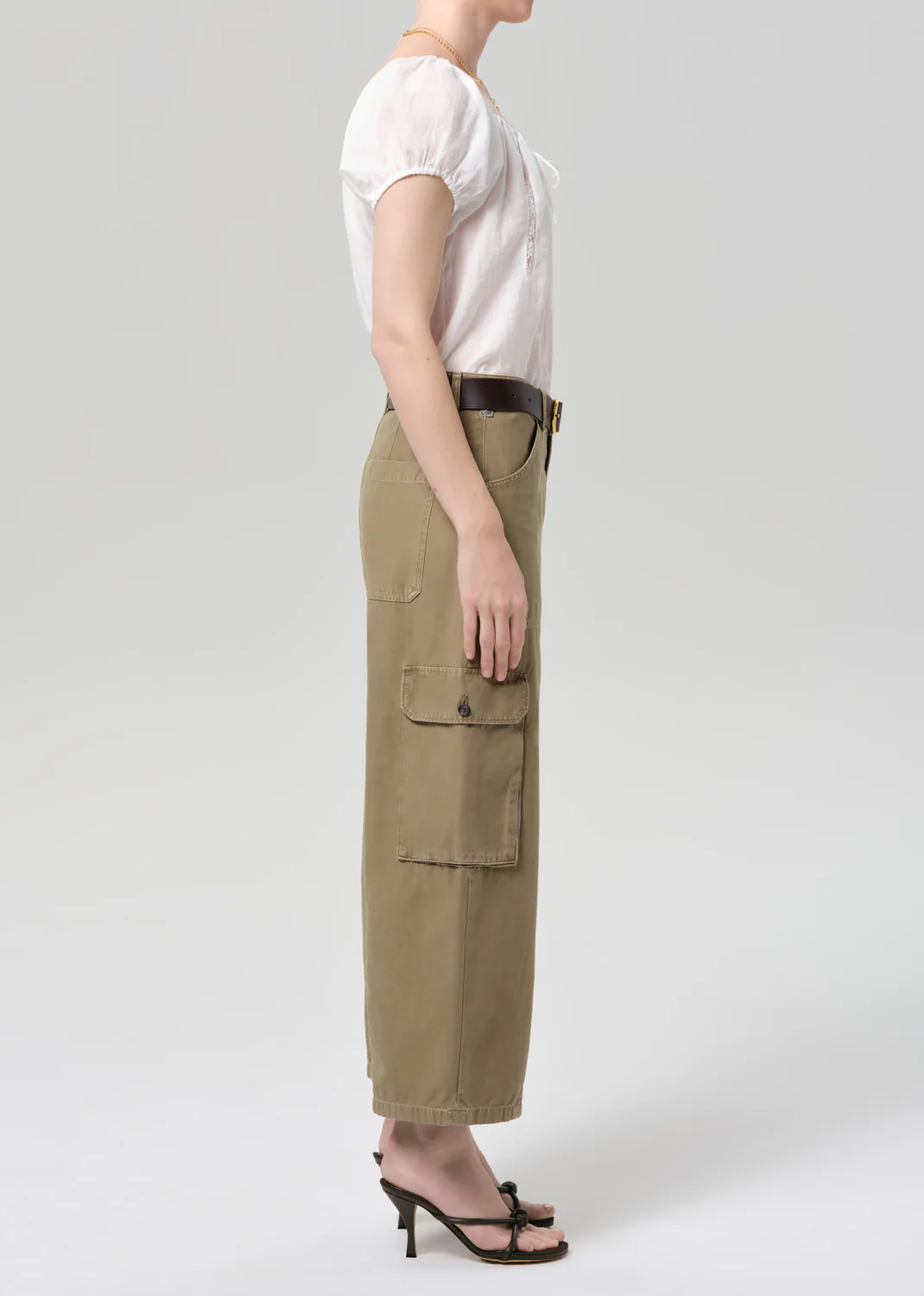 Thassos Twisted Seam Utility Pant in Bezal - Image 3