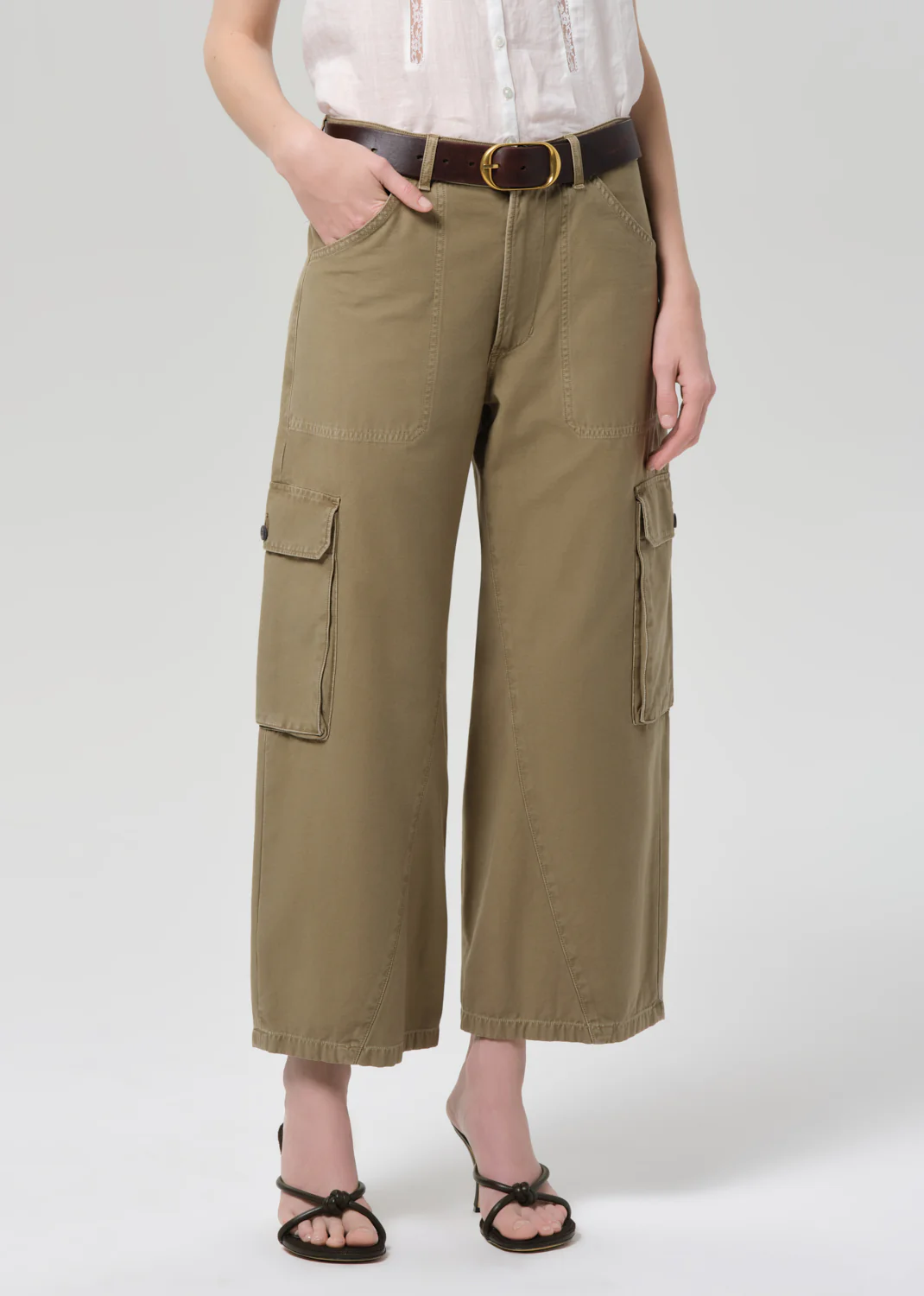Thassos Twisted Seam Utility Pant in Bezal - Image 4