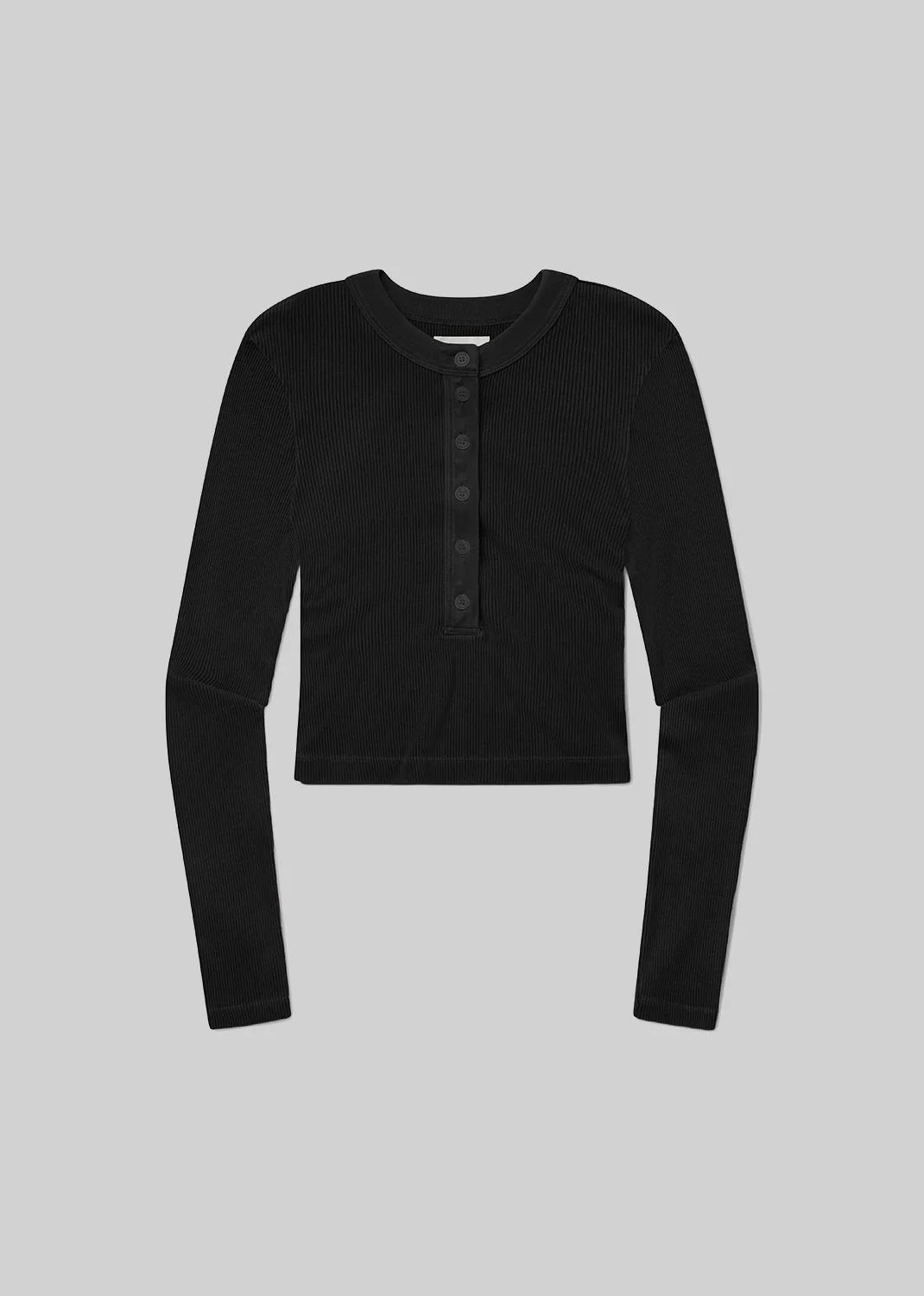 Varra Henley in Black - Image 7
