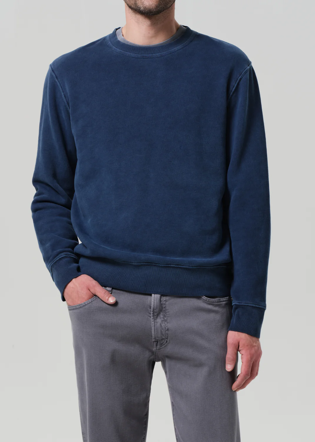 Vintage Crewneck Sweatshirt in Indigo - Image 2